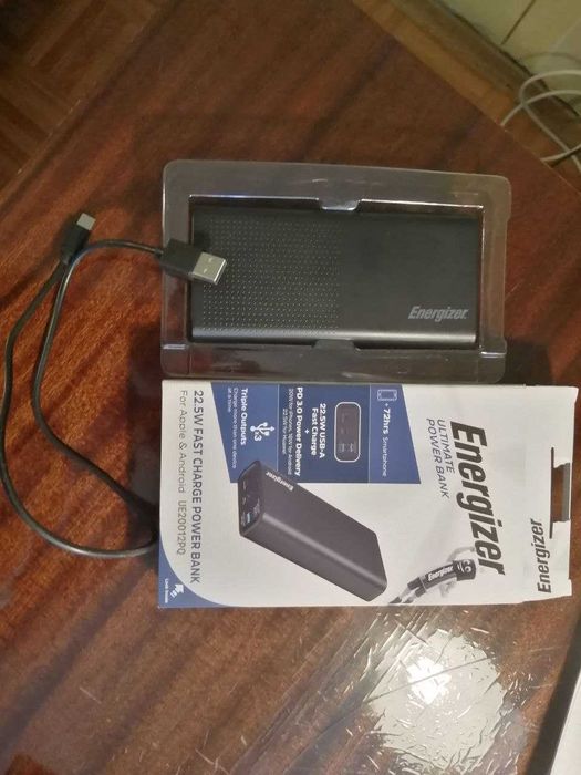 Павербанк Energizer 20000 mAh Black