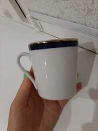 Чашка фарфоровая белая чайная кофейная 210 мл