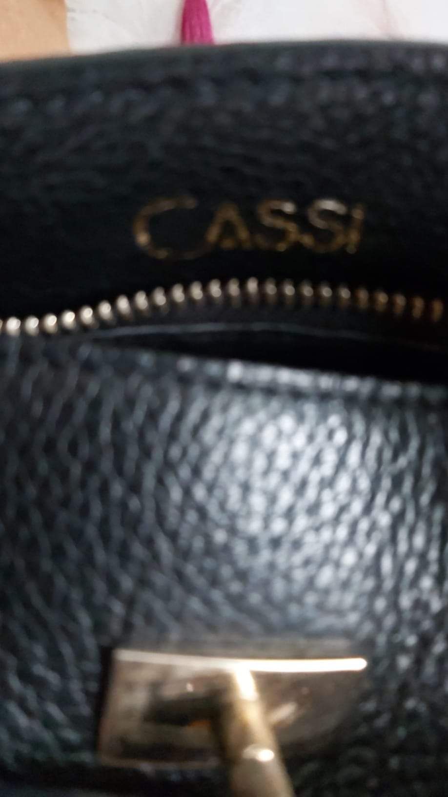 Skórzana torebka Cassi