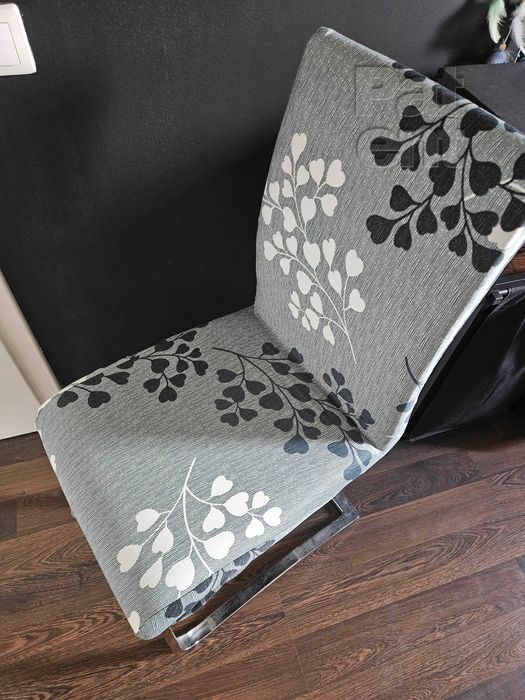 Pokrowce na krzesła elastyczne 4 sztuki wzorki komplet