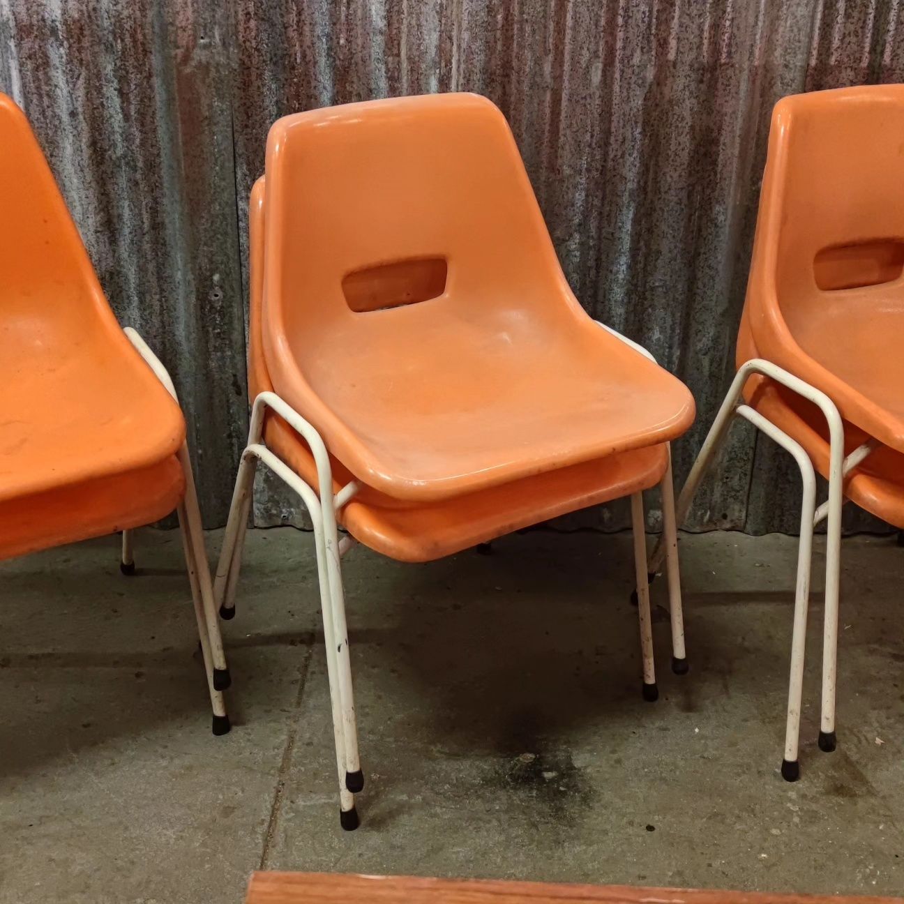 Cadeiras de esplanada vintage anos 70