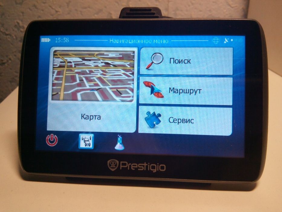 Prestigio Geovision 5000 навігатор з таксометром і новими картами 2025