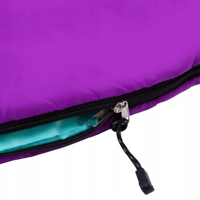 śpiwór turystyczny ciepły mumia z kapturem 205x75 cm + pokrowiec nils