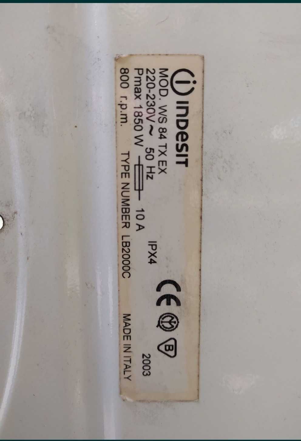 Пральна машина indesit індезіт на запчастини (  indesit ) ws84tx