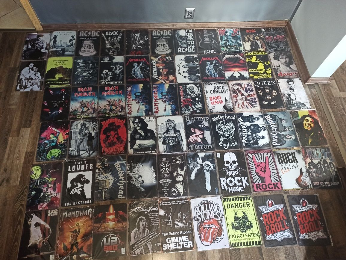 Nowy metalowy szyld IRL loft wycieczka garaż bar pub