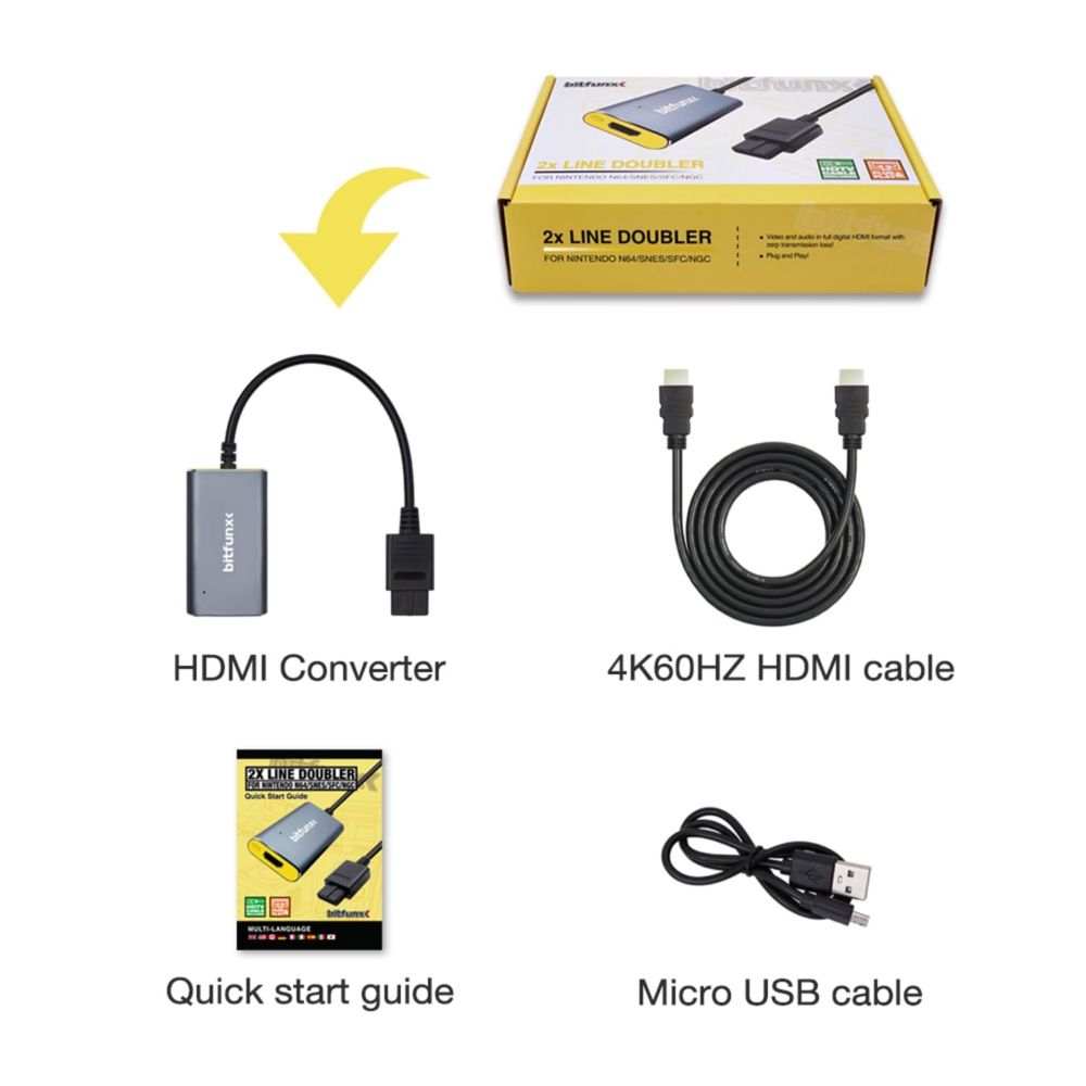 Adapter konwertera HDMI 2X