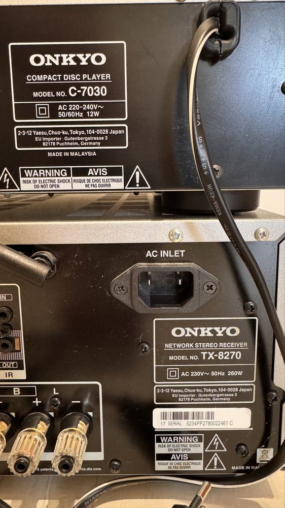 ONKYO zestaw Amplituner + CD