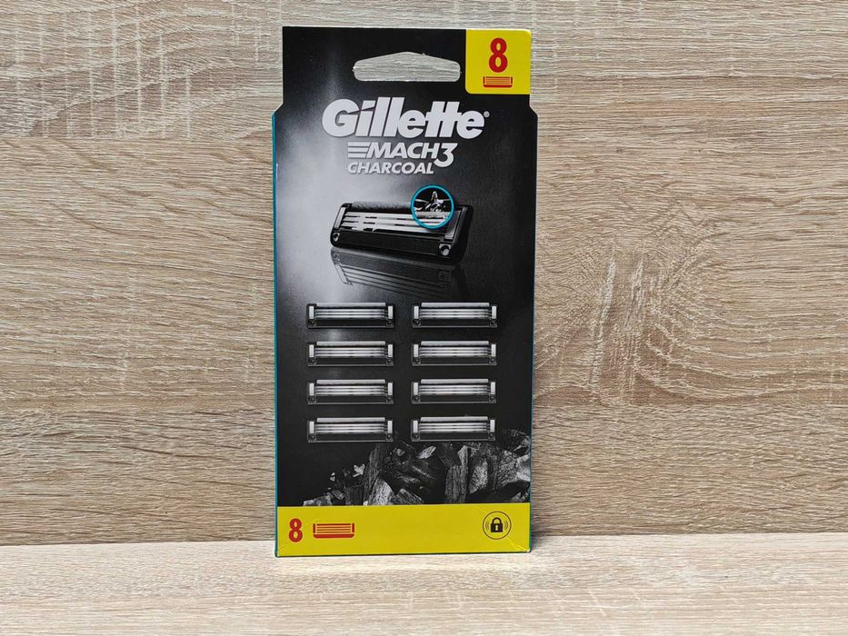 Wkłady Gillette Mach 3 Charcoal / 8 sztuki