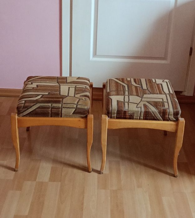 Pufy retro prl stan b.dobry