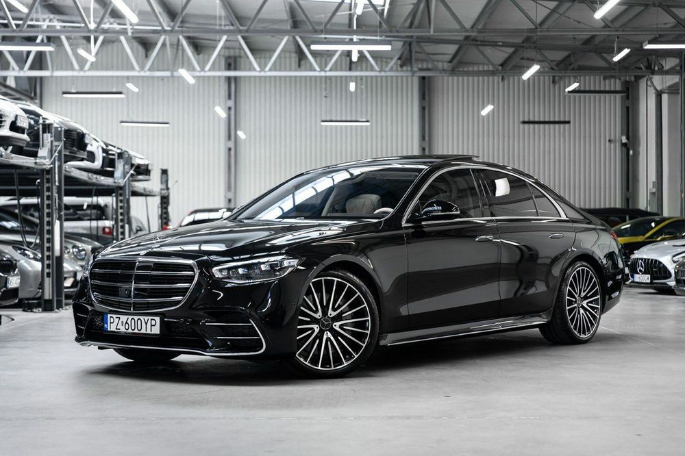 Mercedes-Benz Klasa S V8 4Matic 503 KM. Salon PL. Webasto, masaże. Gwarancja do 09.2028.