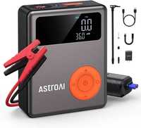 AstroAI Jump Starter с воздушным компрессором, 1750А авто стартер