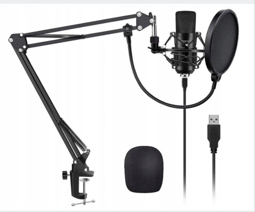 Mikrofon studyjny YOTTO YCM-700 – kondensatorowy USB 192 kHz/24 bit