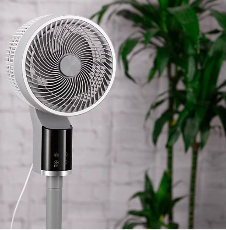 Wentylator stojący TCP Grey 10" z regulowaną wysokością