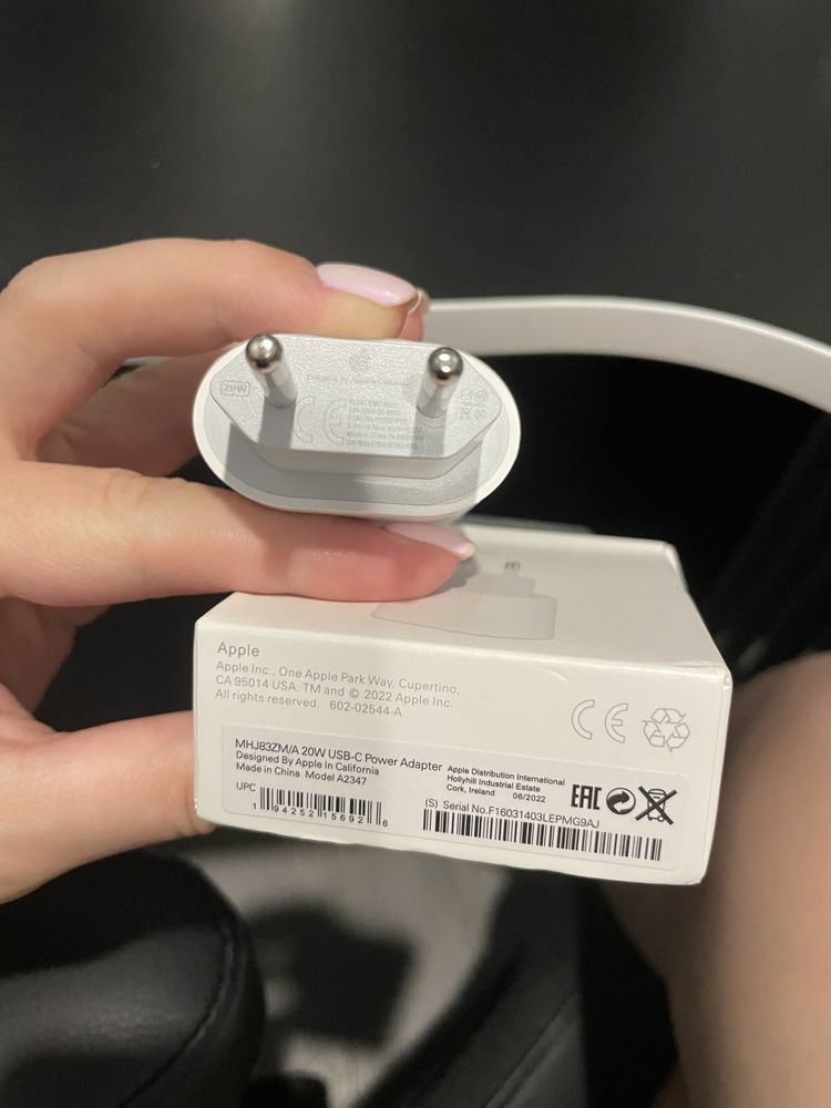 Блок питания айфон iphone Apple 20w зарядка новая