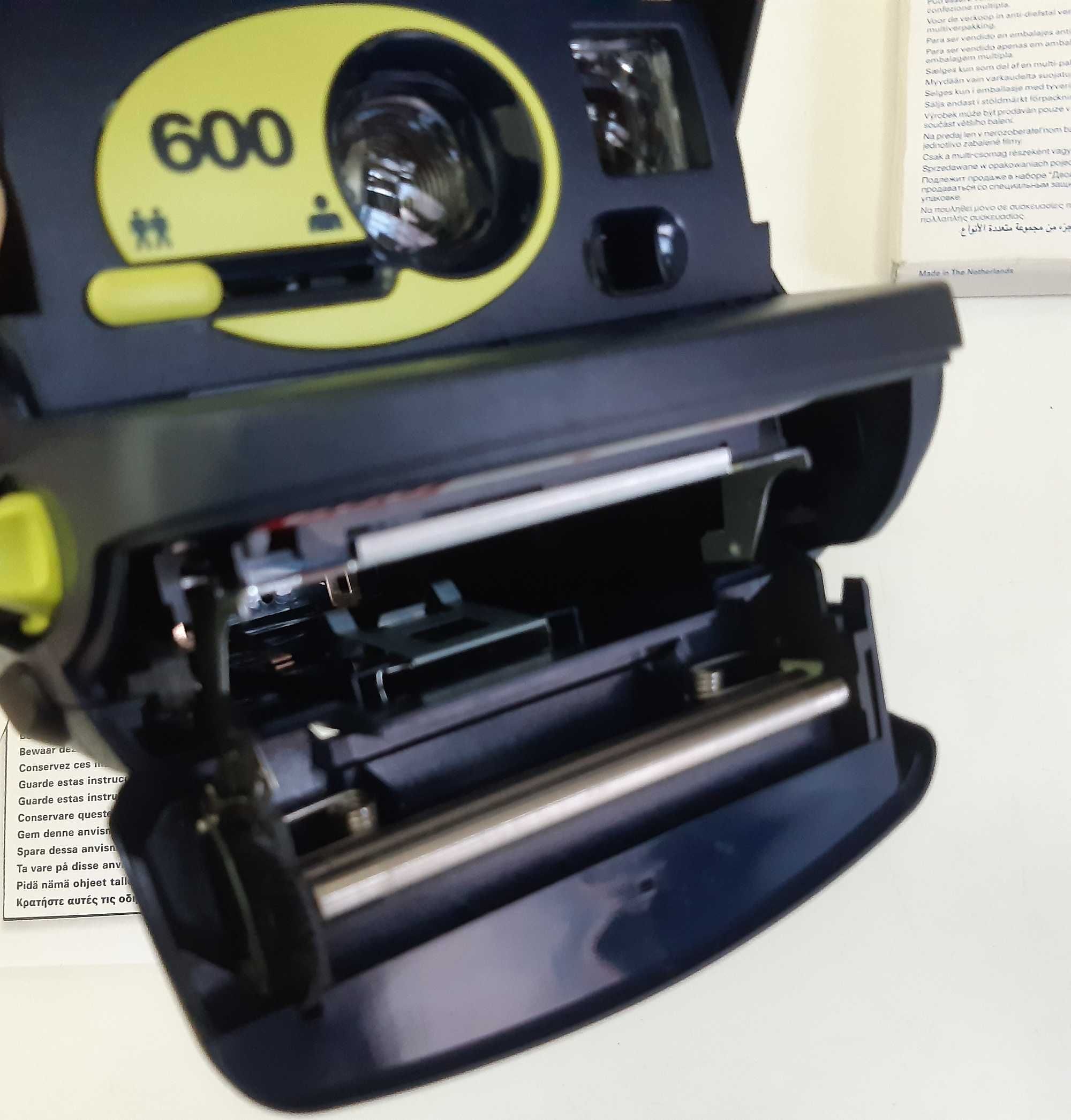 Máquina Fotográfica Instantânea Polaroid 600 Azul Funcional
