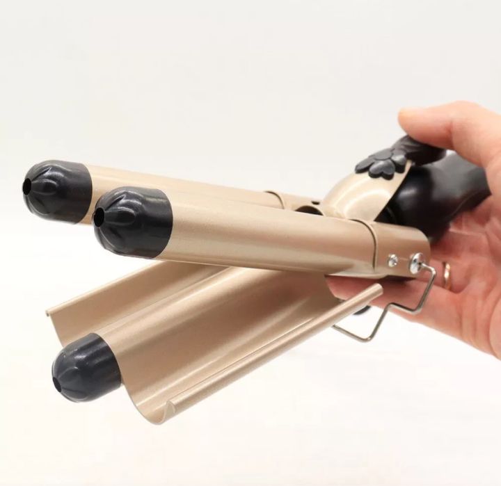 Тройная плойка, плойка, бігуді