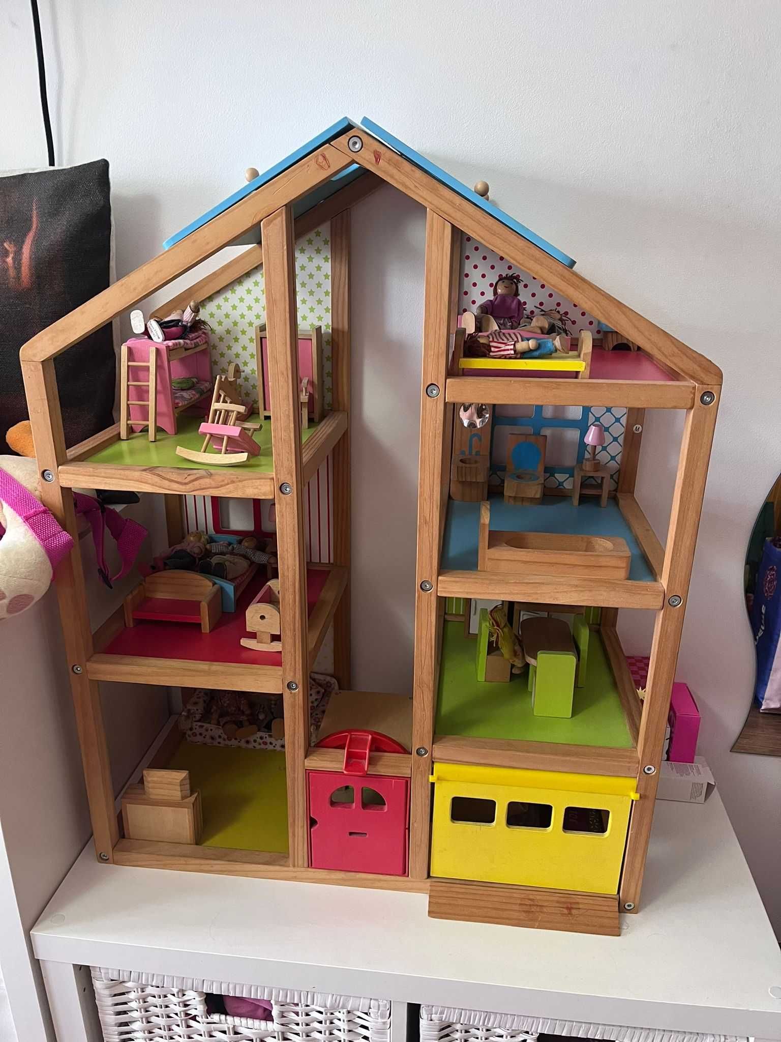 Venda casa de madeira brinquedo