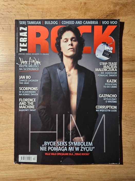 UNIKAT! Teraz Rock 4/2010 - HIM (Ville Valo), Serj Tankian, Scorpion