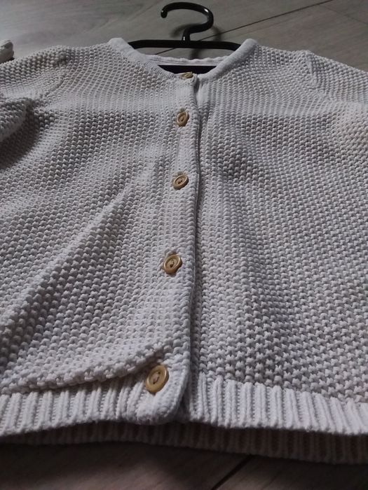 Bluza dziewczęca, sweter, bluzka z długim rękawem, H&M, 80/86