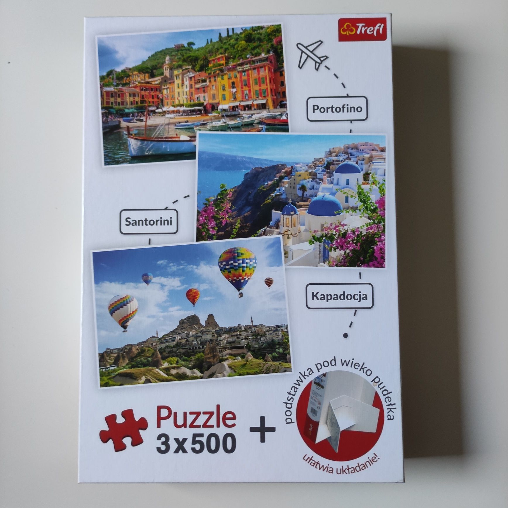 Puzzle 3 x 500 elementów Trefl