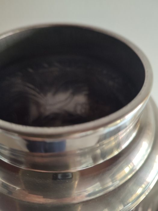 Lata para chá decorada