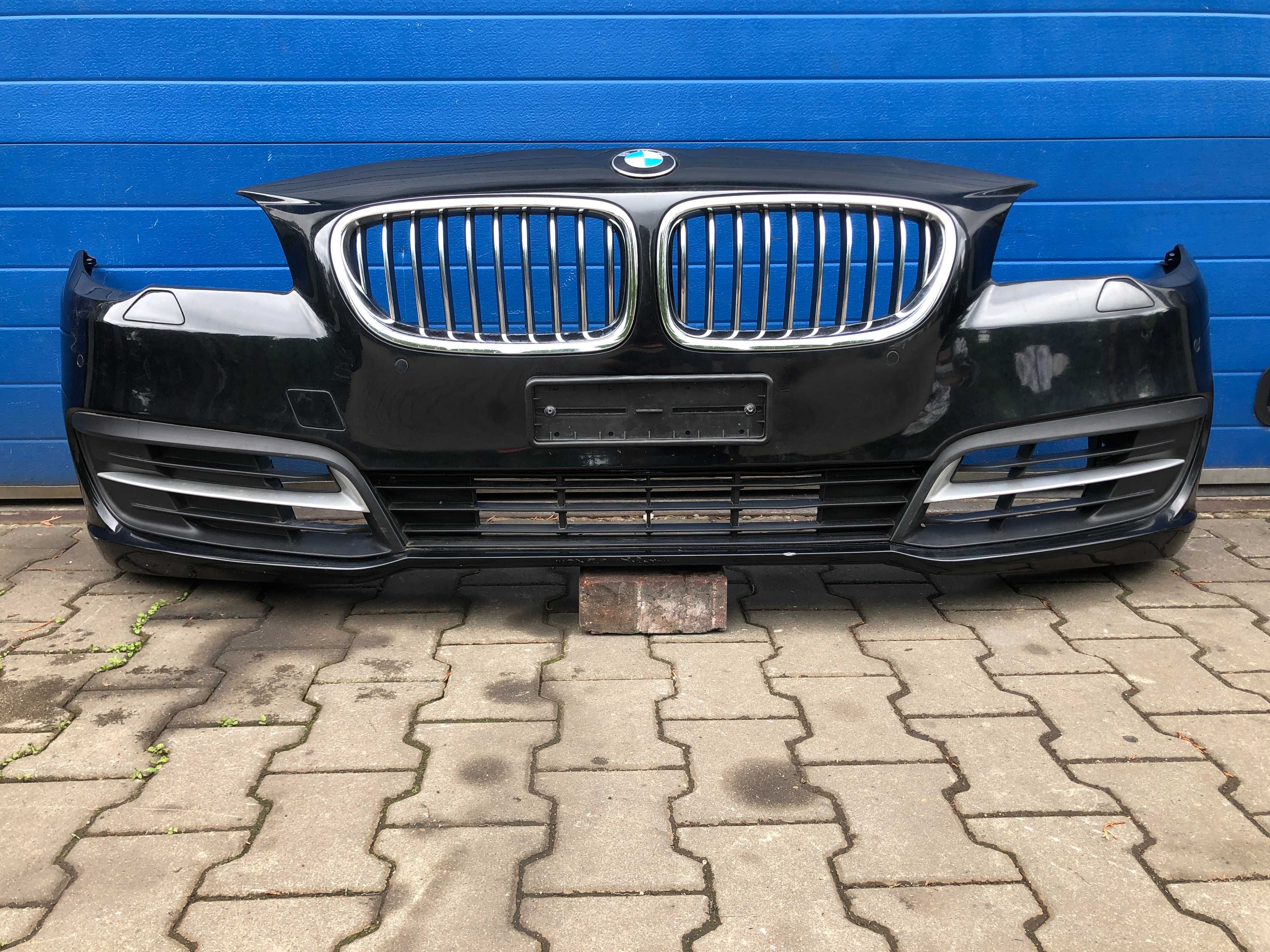 Zderzak Przód Przedni BMW F10 F11 LIFT BLACKSAPPHIRE 475 PDC Kamera