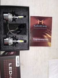 Нові автомобільні лампи Michi Led H7, 12-24V (5500K)