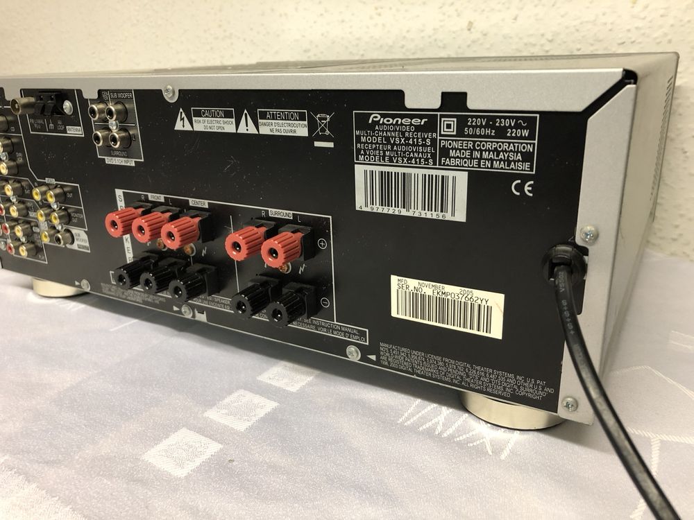 PIONEER VSX-415 amplituner 5.1 optyczne i coaxial