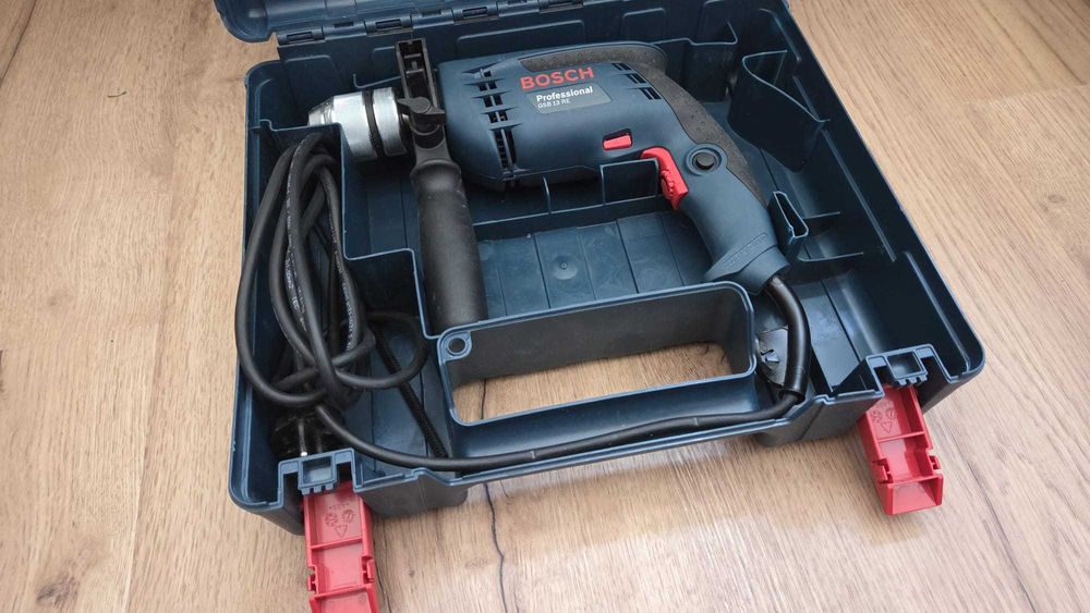 Wiertarka udarowa BOSCH GSB 13 RE + walizka