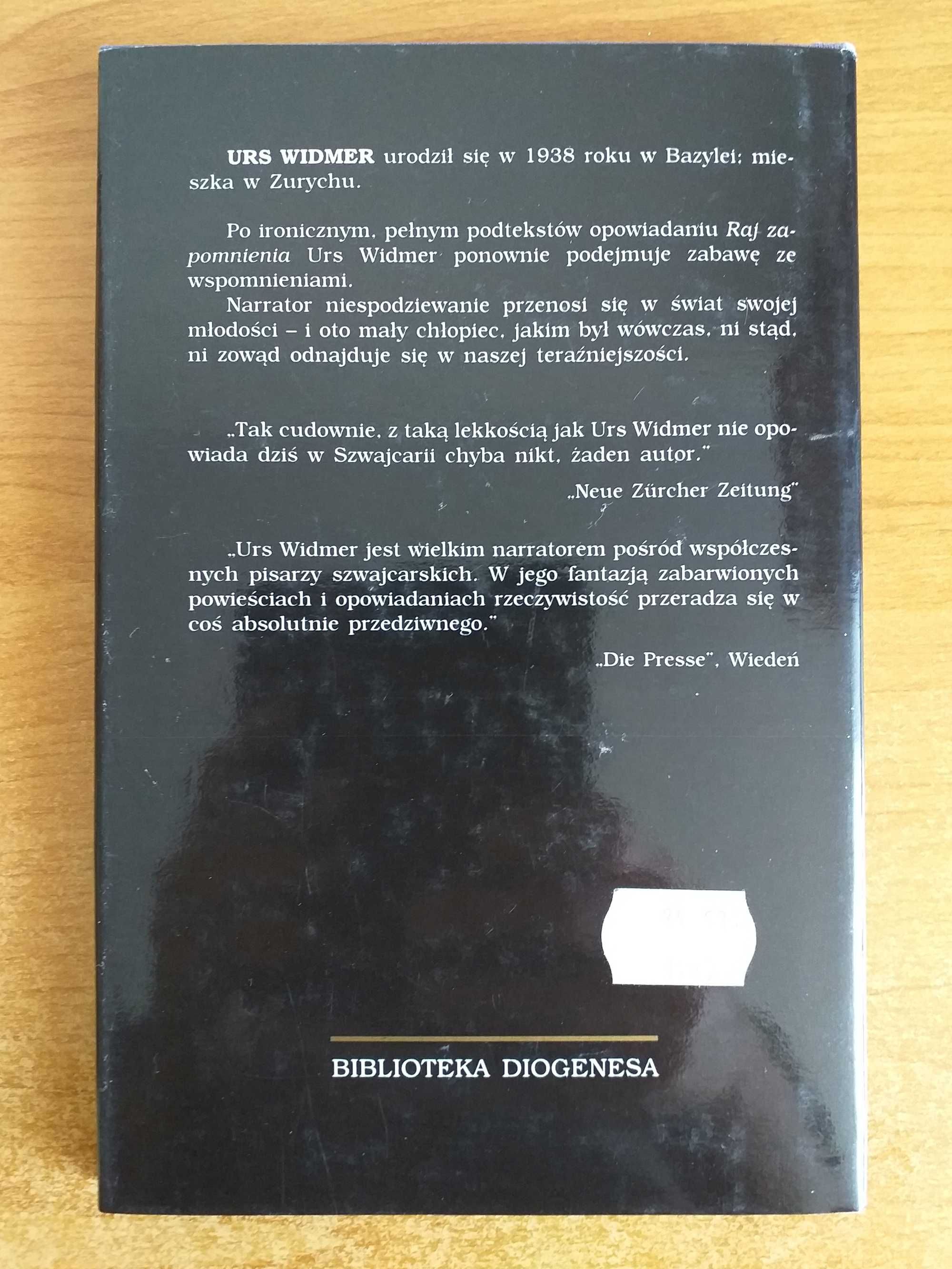 Urs Widmer - Błękitny syfon