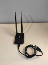 Adapatdor Wireless - Asus USB N-14 N300 + Antenas Alta Ganho