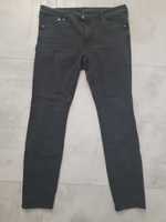 Jeansy skinny czarne H&M 46