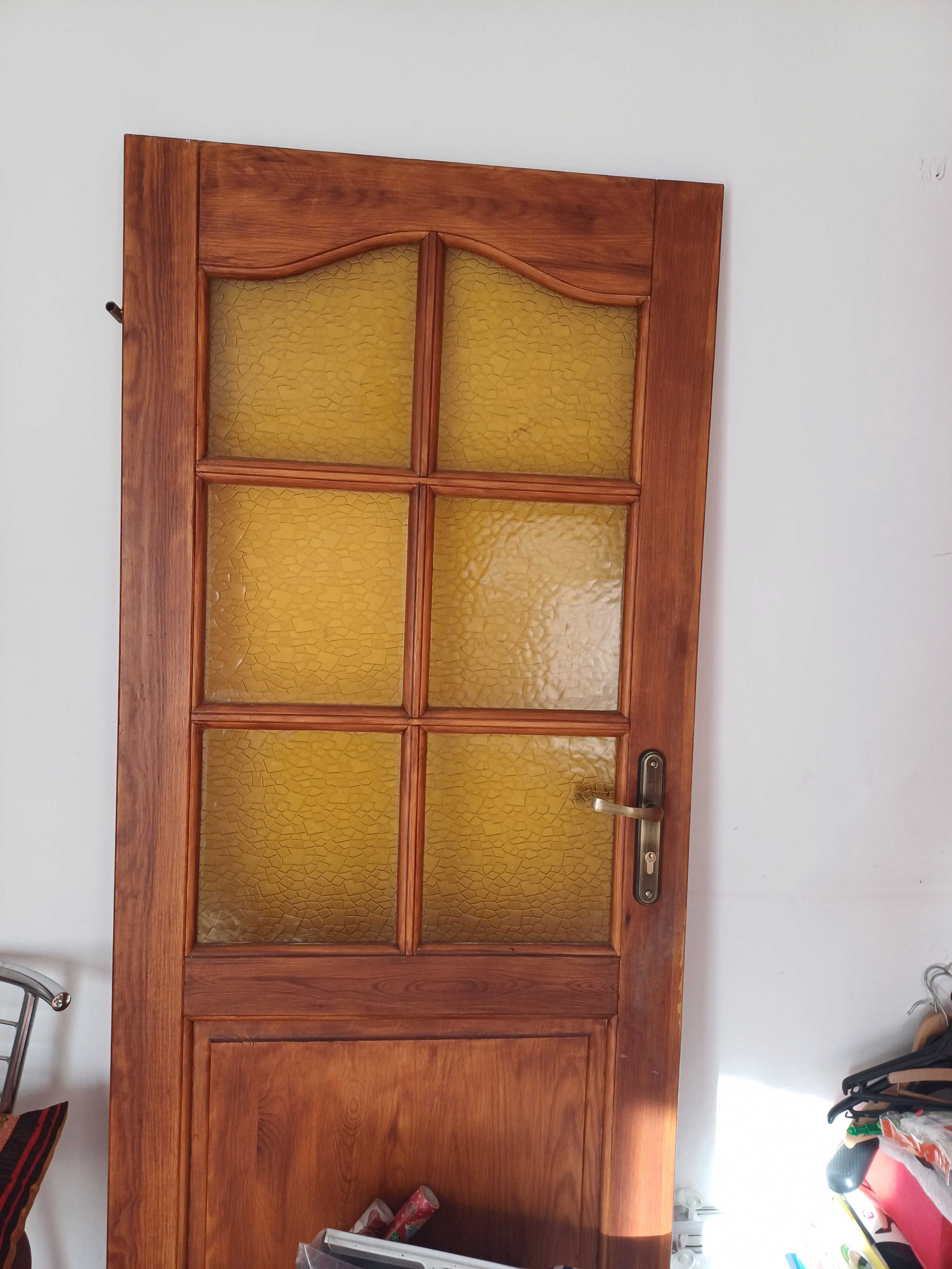 Drzwi drewniane sosnowe różne 70,80,90 cm + ościeżnica + klamka