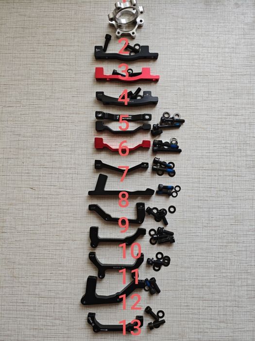 Ротори вело AVID Shimano 140/160 /180/203 каліпери адаптери від 100 гр