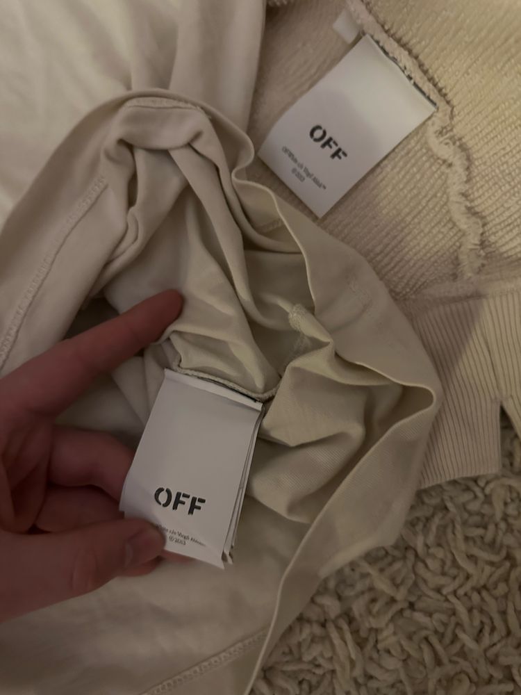 Зіп худі та футболка Off White