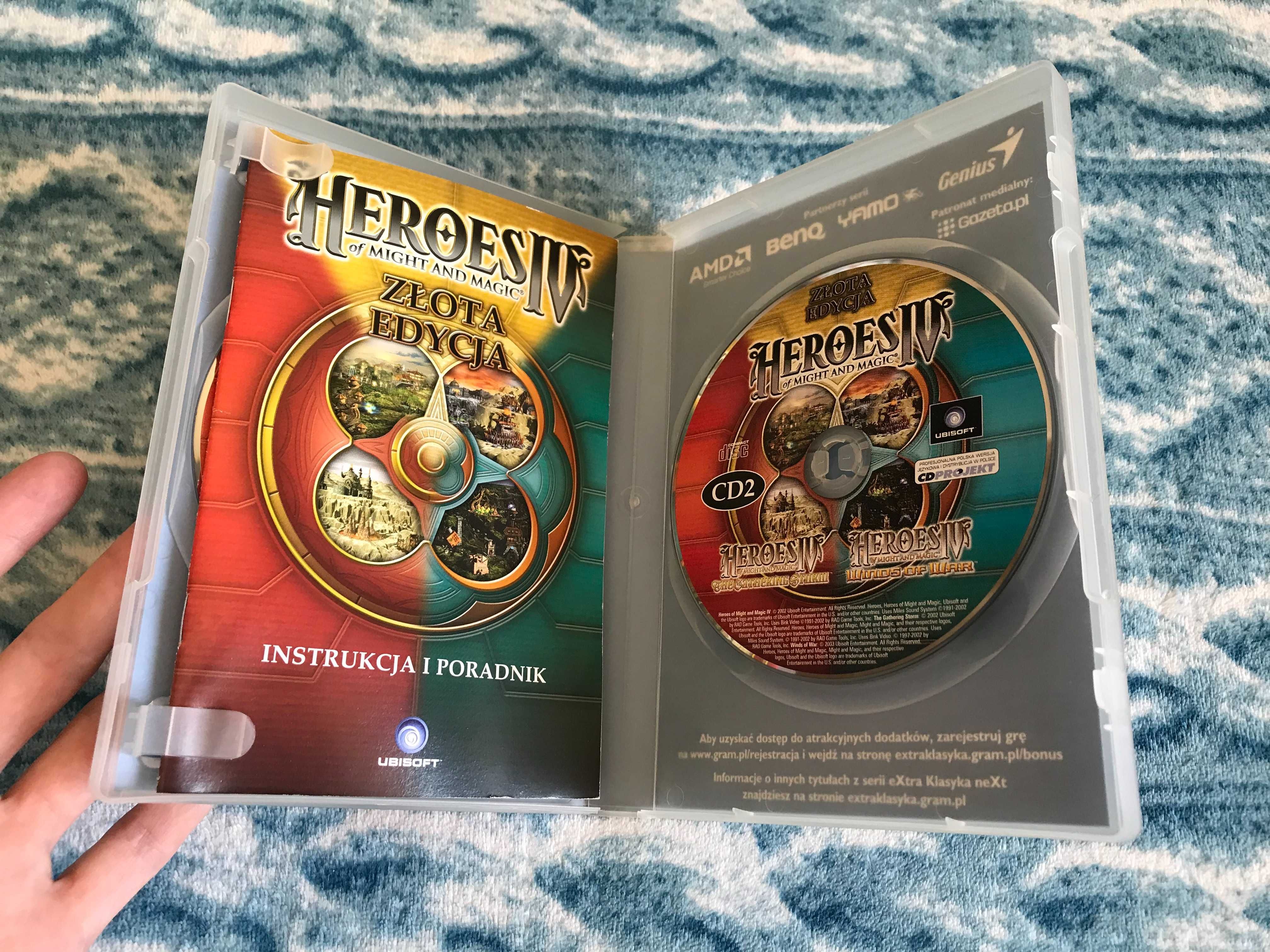 Heroes of Might & Magic IV Złota Edycja 2xCD Ubisoft 2002