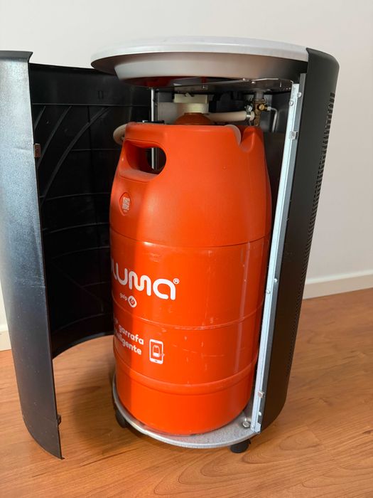 Aquecedor a Gás Hotspot Galp – Preto 4000 W + Botija Pluma