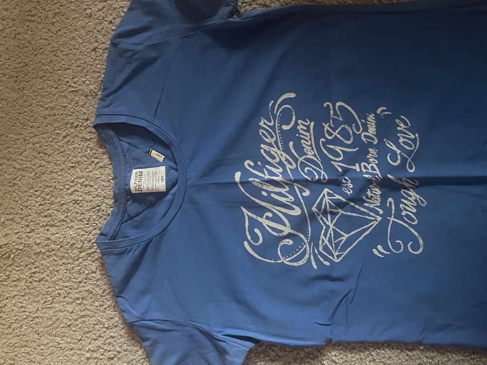 Niebieski tshirt Tommy Hilfiger