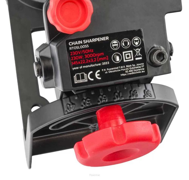 Ostrzałka do ŁAŃCUCHÓW indukcyjna Pilarek PIŁ ELEKTRYCZNA  2X TARCZA