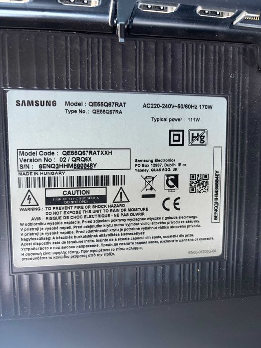 TV Samsung 55cali QLED