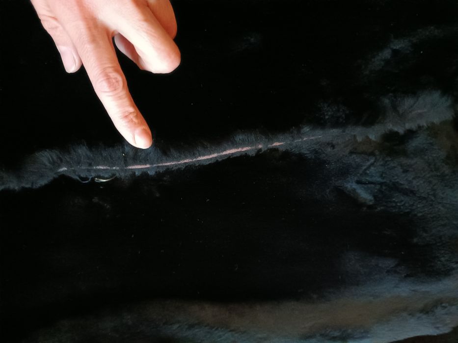 Шуба мутон 52 размер качественный плотный мутон