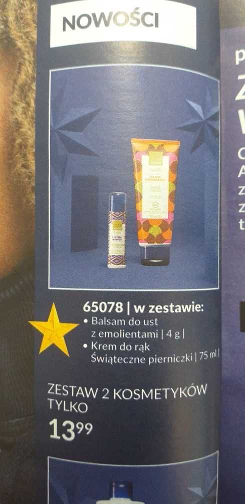 Zestaw Avon balsam do ust i krem