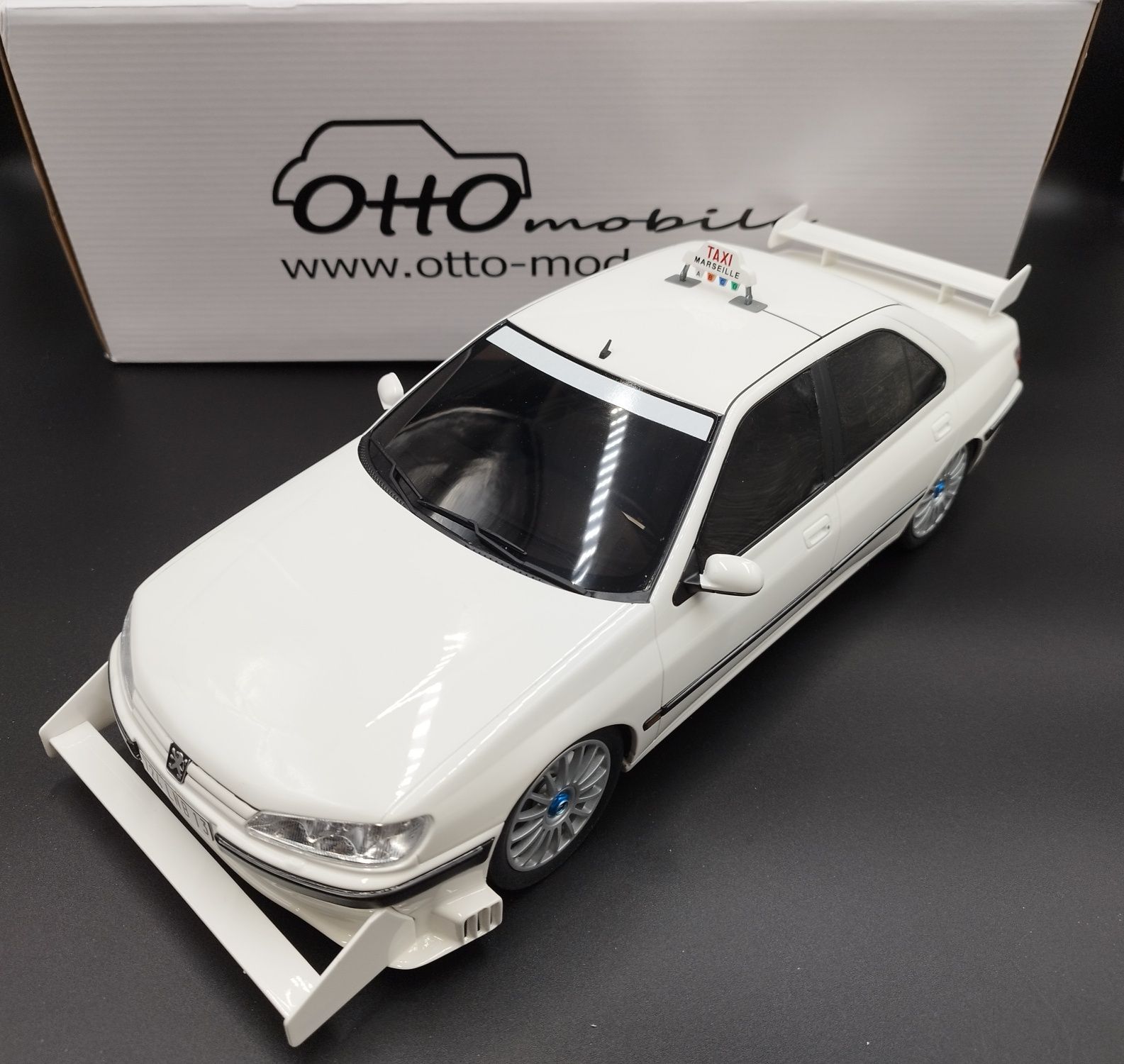 1:12 Otto G068 UVI Peugeot 406 TAXI model 1:12 nie 1:18 model nowy