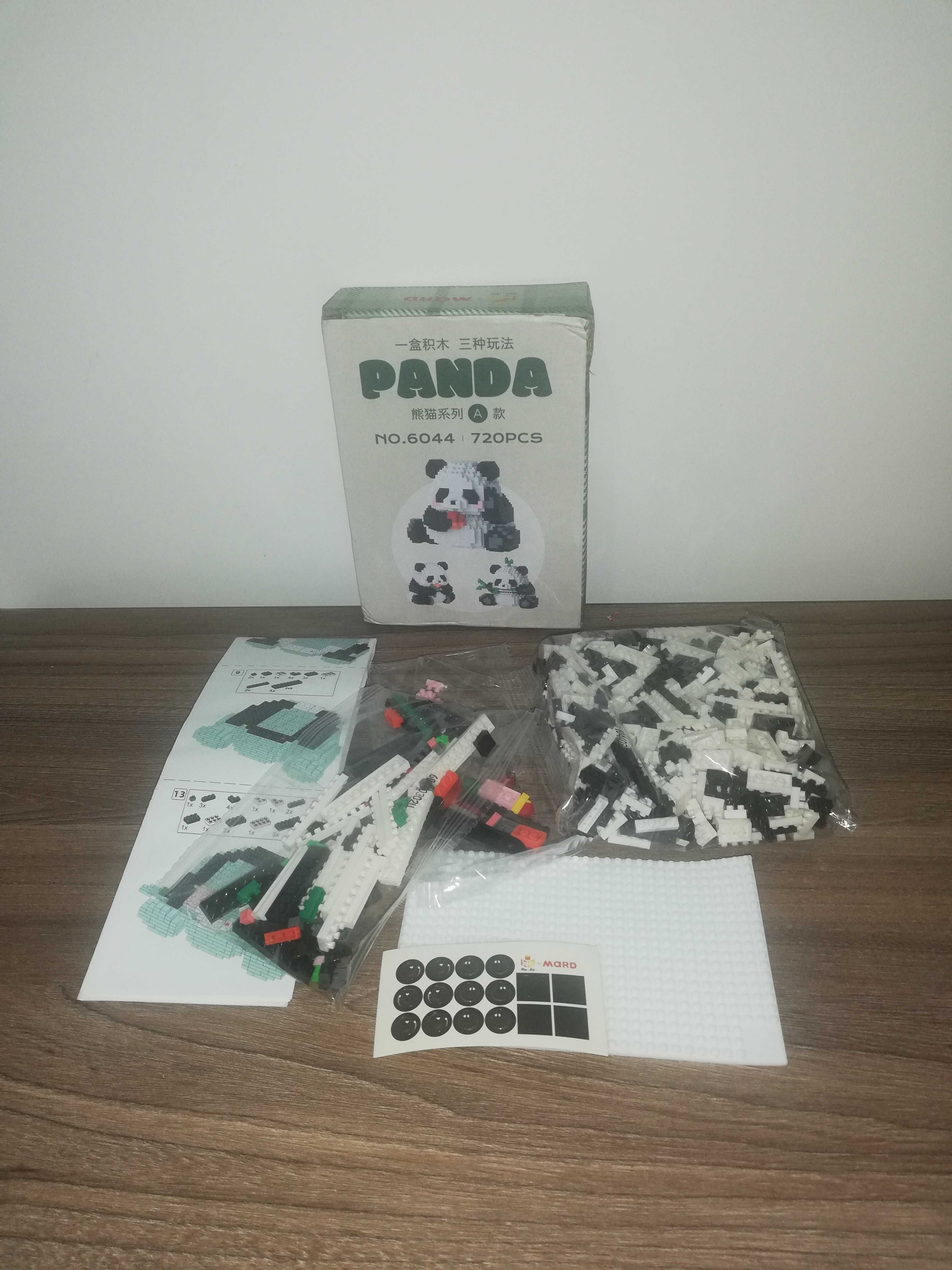 Klocki konstrukcyjnych mikronano bloków 3D Panda.