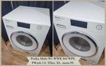Pralka Miele W1 WWR 860 WPS, PWash 2.0, TDos, XL, menu PL