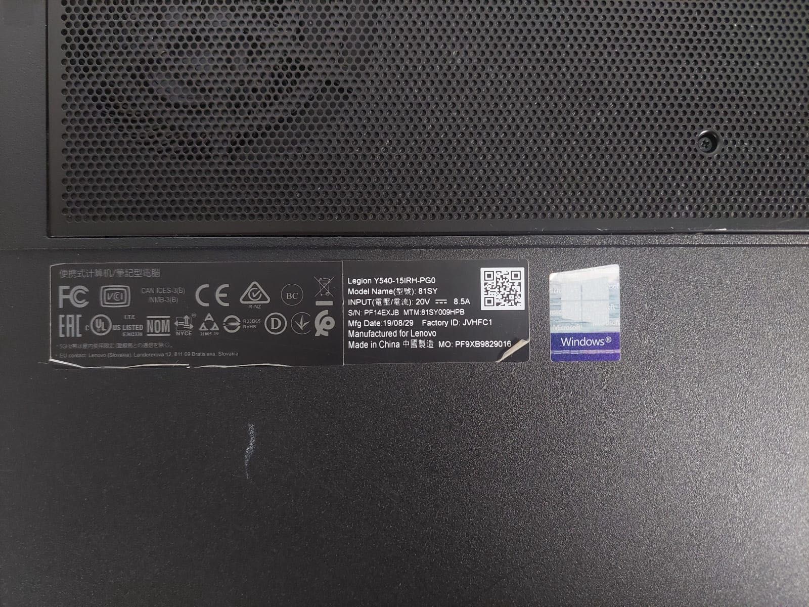 Lenovo Legion Y540