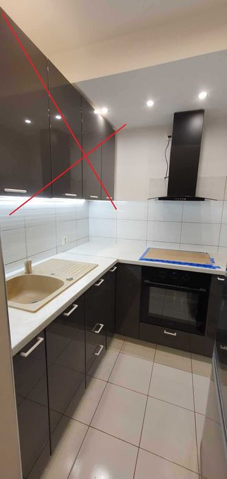 fronty kuchenne Ikea ciemnoszare