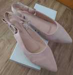 Buty damskie czułenka rozmiar 38 pudrowy róż plus gratis