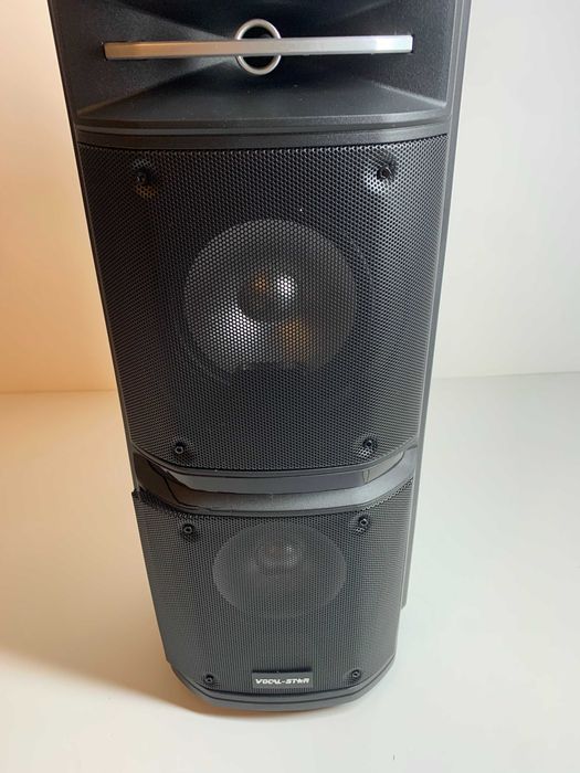 VOCAL-STAR VS-P180 głośnik karaoke z bluethooth z 2 mikrofonami RGB