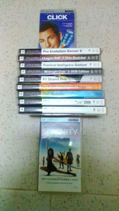 Jogos PSP de vários tipos